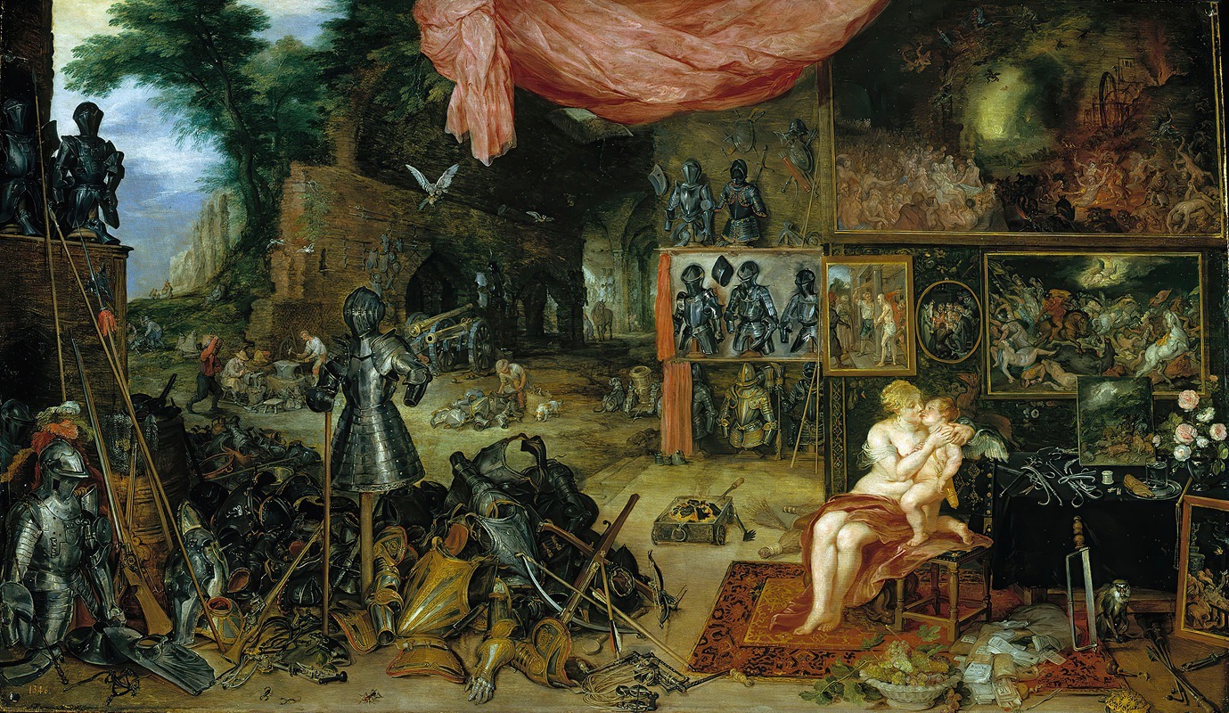 A painting titled 'Touch' by Peter Paul Rubens featuring dynamic figures and rich colors.