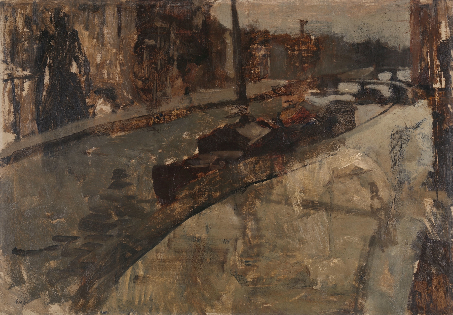 Prinsengracht near Lauriergracht, Amsterdam, by George Hendrik Breitner, public domain