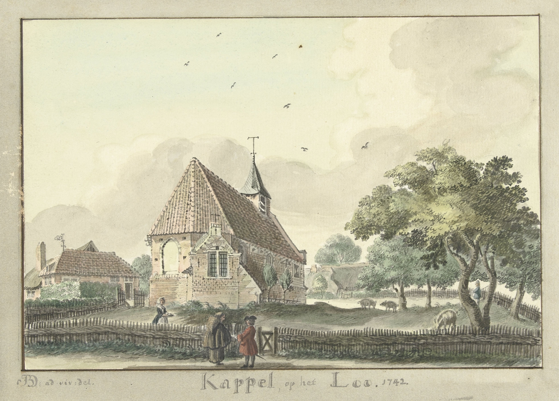 Kapel op ‘t Loo, by Jan de Beijer, public domain