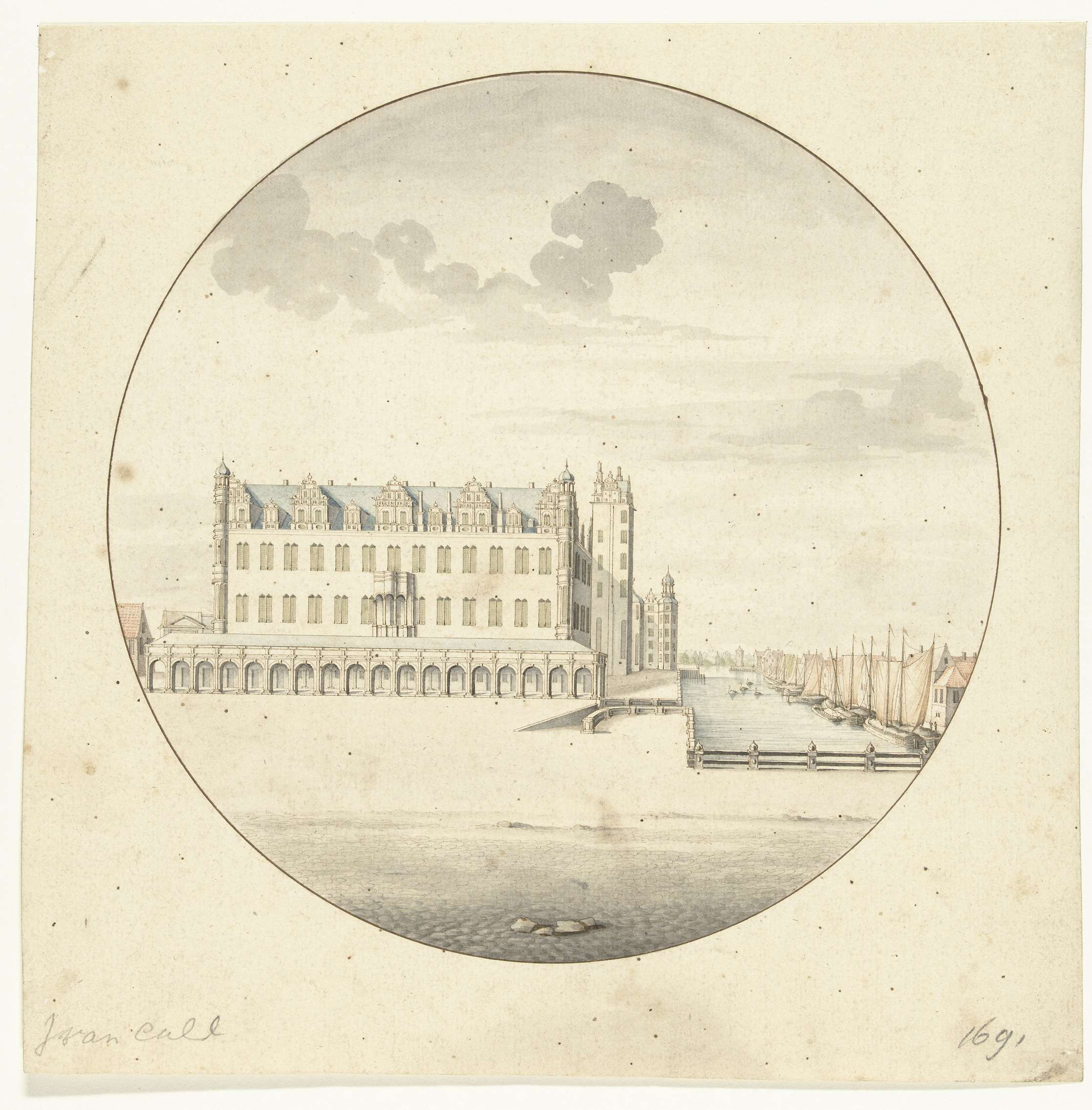 Keurvorstelijk Slot te Berlijn, architecture by Jan van Call, unknown medium