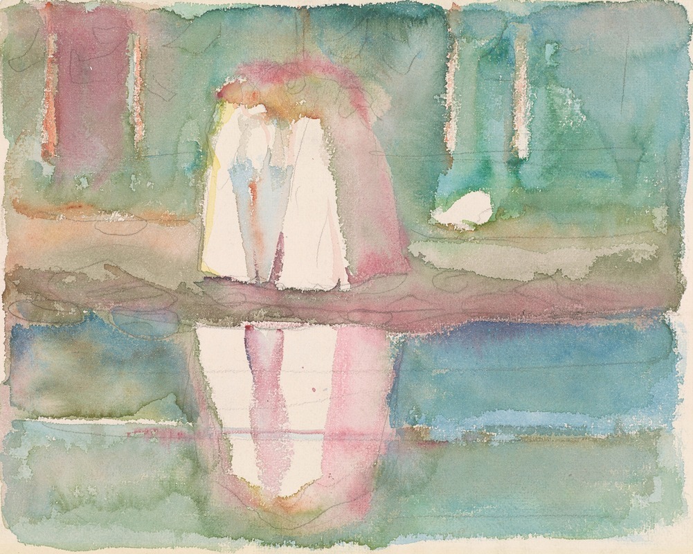 Edvard Munch's painting 'Kvinner på stranden, Åsgårdstrand' depicts women on a beach.