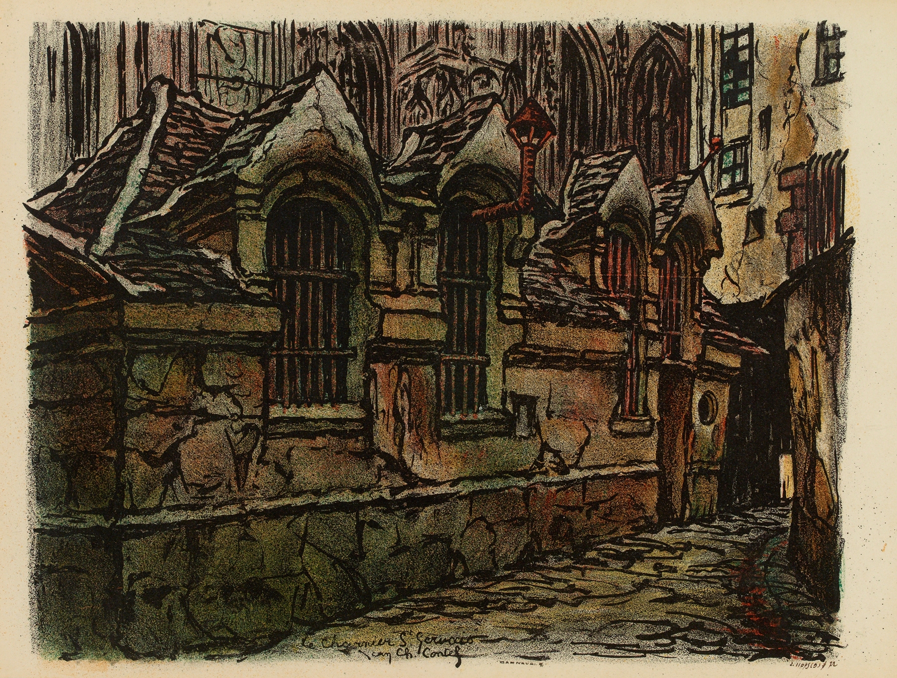 Le charnier Saint-Gervais, by Jean-Charles Contel, public domain