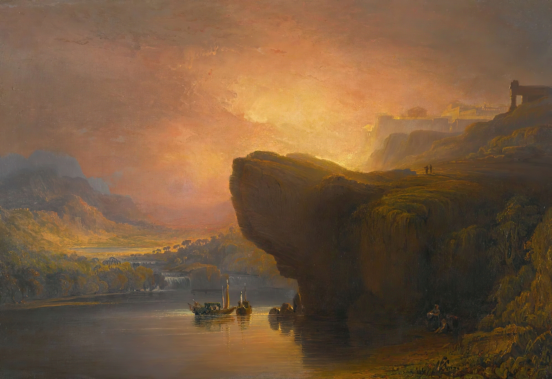 The City Of God And The Waters Of Life, by John Martin, public domain