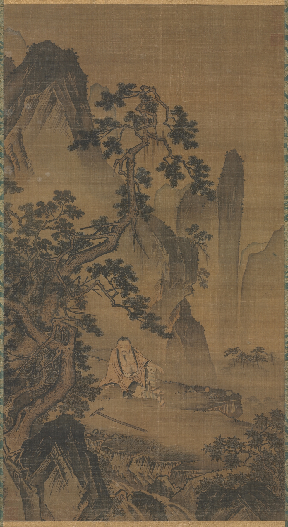 The Hermit Xu You Resting by a Stream, by Dai Jin, public domain