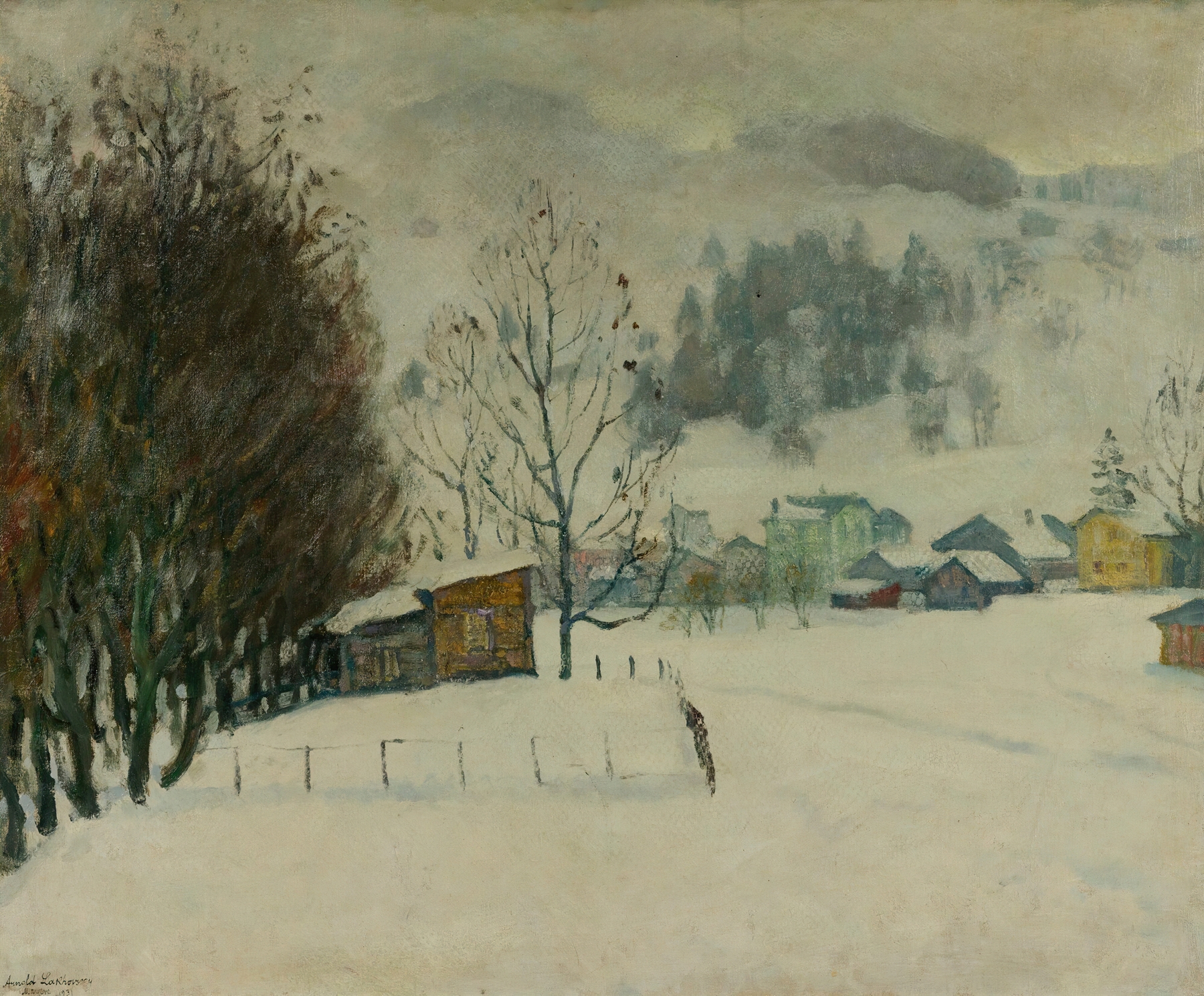 Paysage (Brouillard), by Arnold Borisovich Lakhovsky, public domain