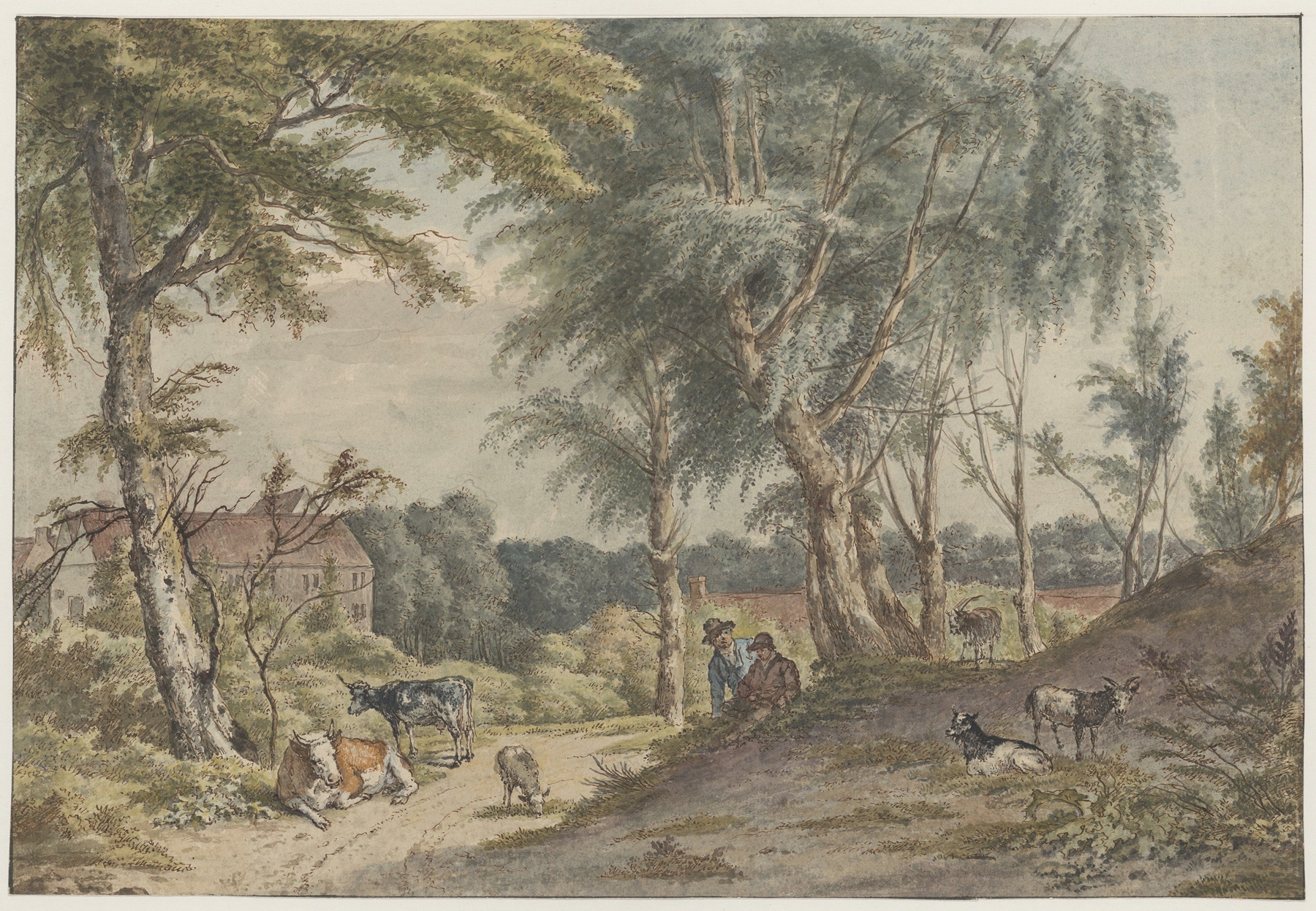 Genre scene depicting refuse and decay by Wybrand Hendriks, oil painting