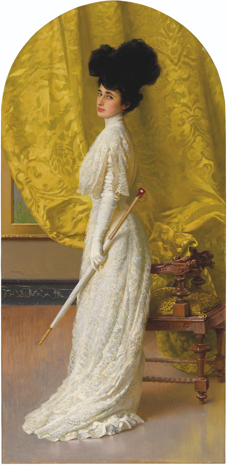 Portrait of Yole Biaggini Moschini by Vittorio Matteo Corcos.