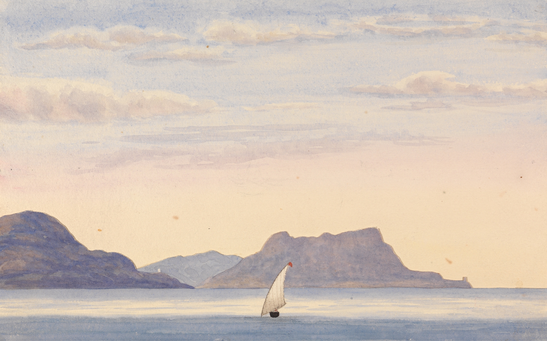 Cabrita Point – Rock of Gibraltar, by George Lothian Hall, public domain