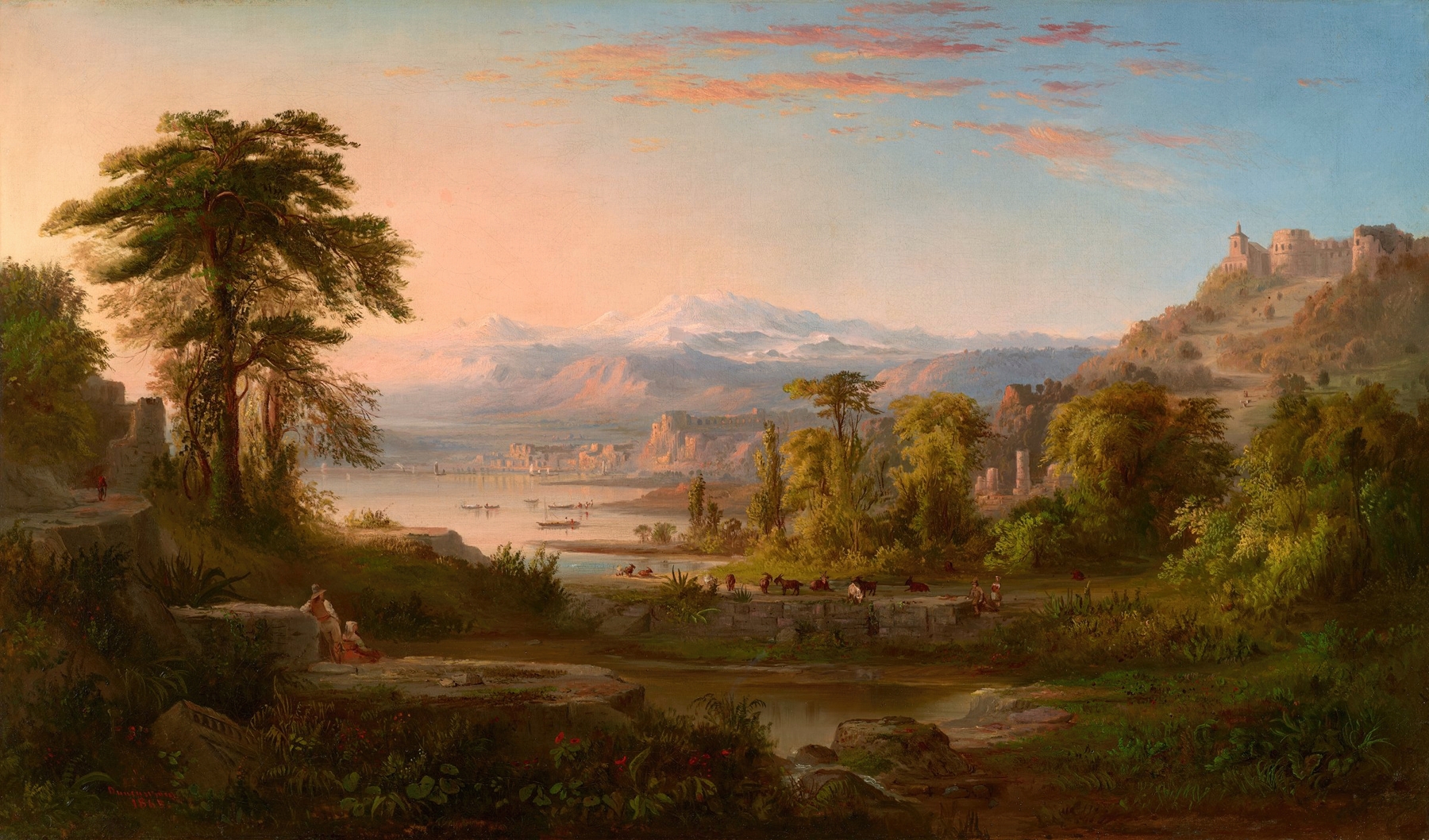 A Dream of Italy, by Robert S. Duncanson, public domain