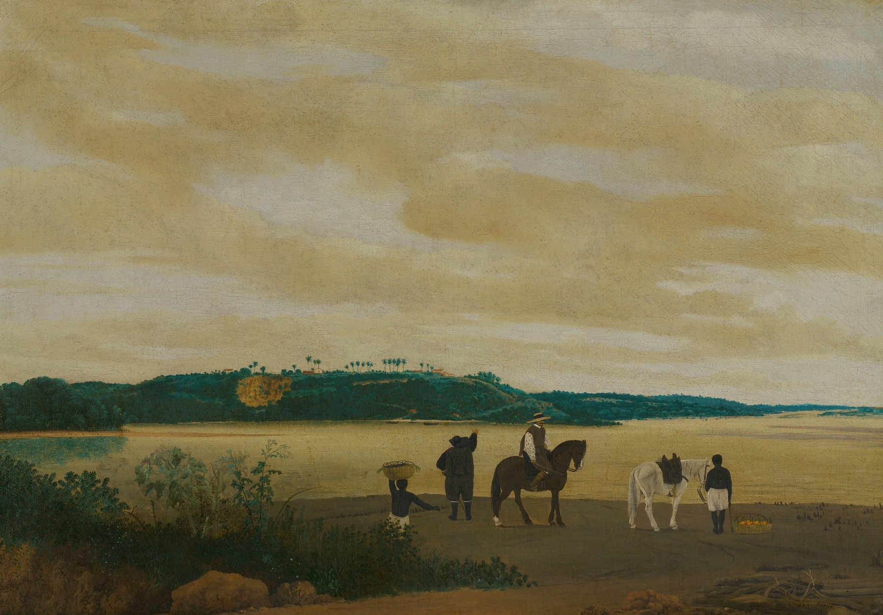 View of the Island of Itamaracá, Brazil,, by Frans Post, public domain