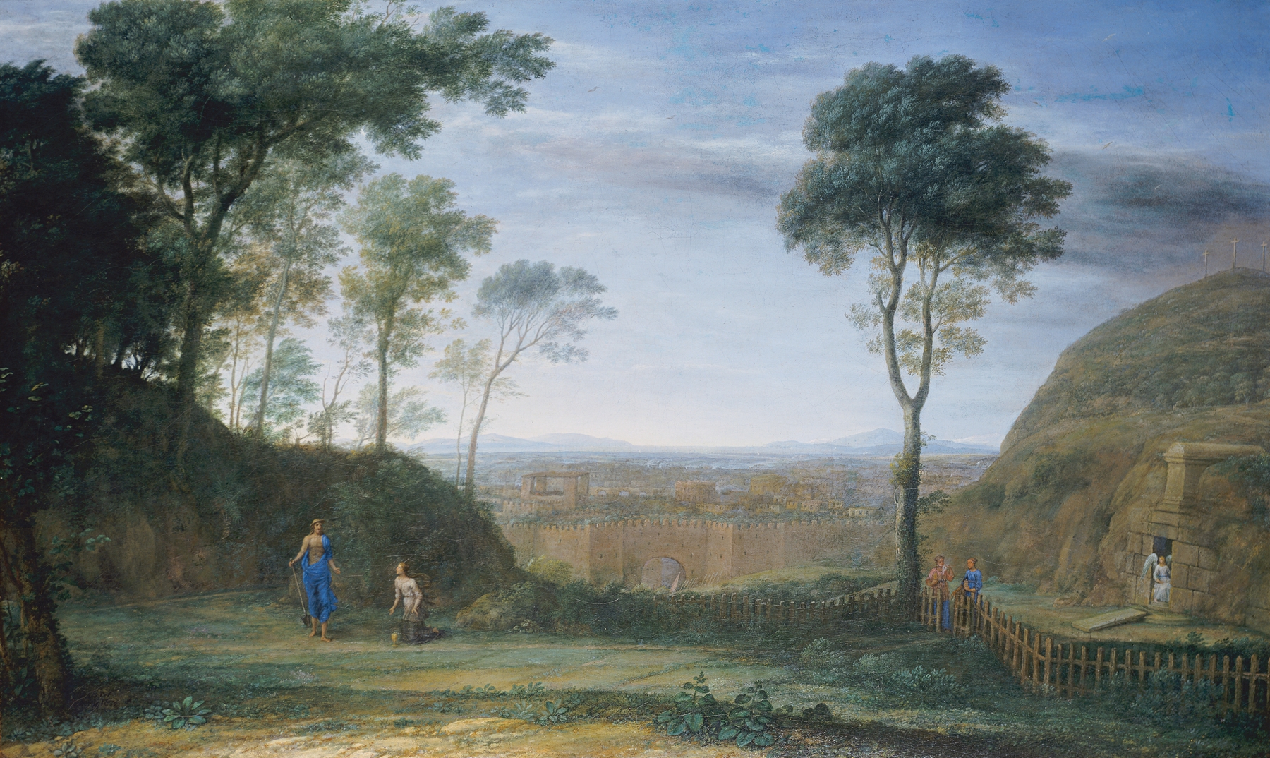 Christ Appears in front of Mary Magdalene, oil on canvas by Claude Lorrain