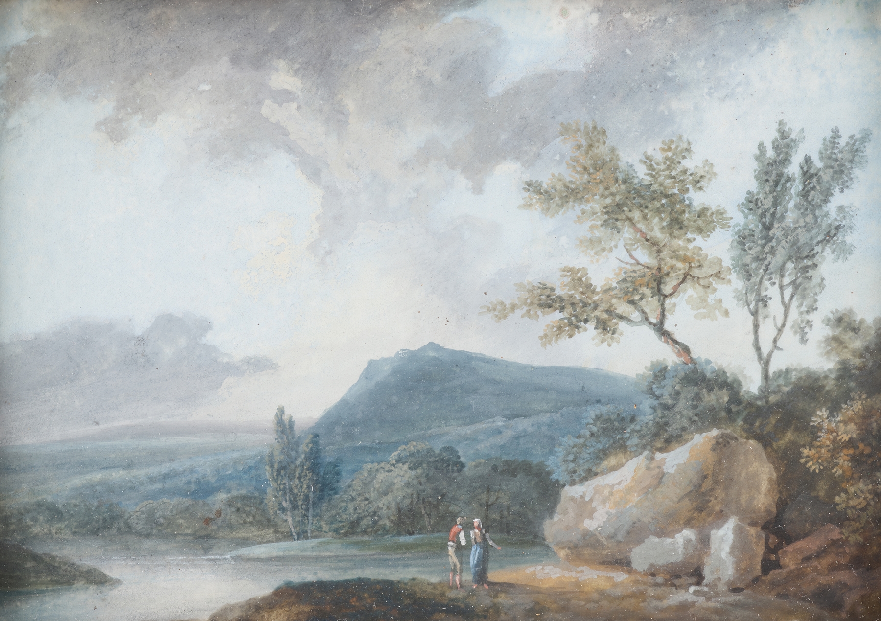 Landschaft, by Johann Christian Brand, public domain