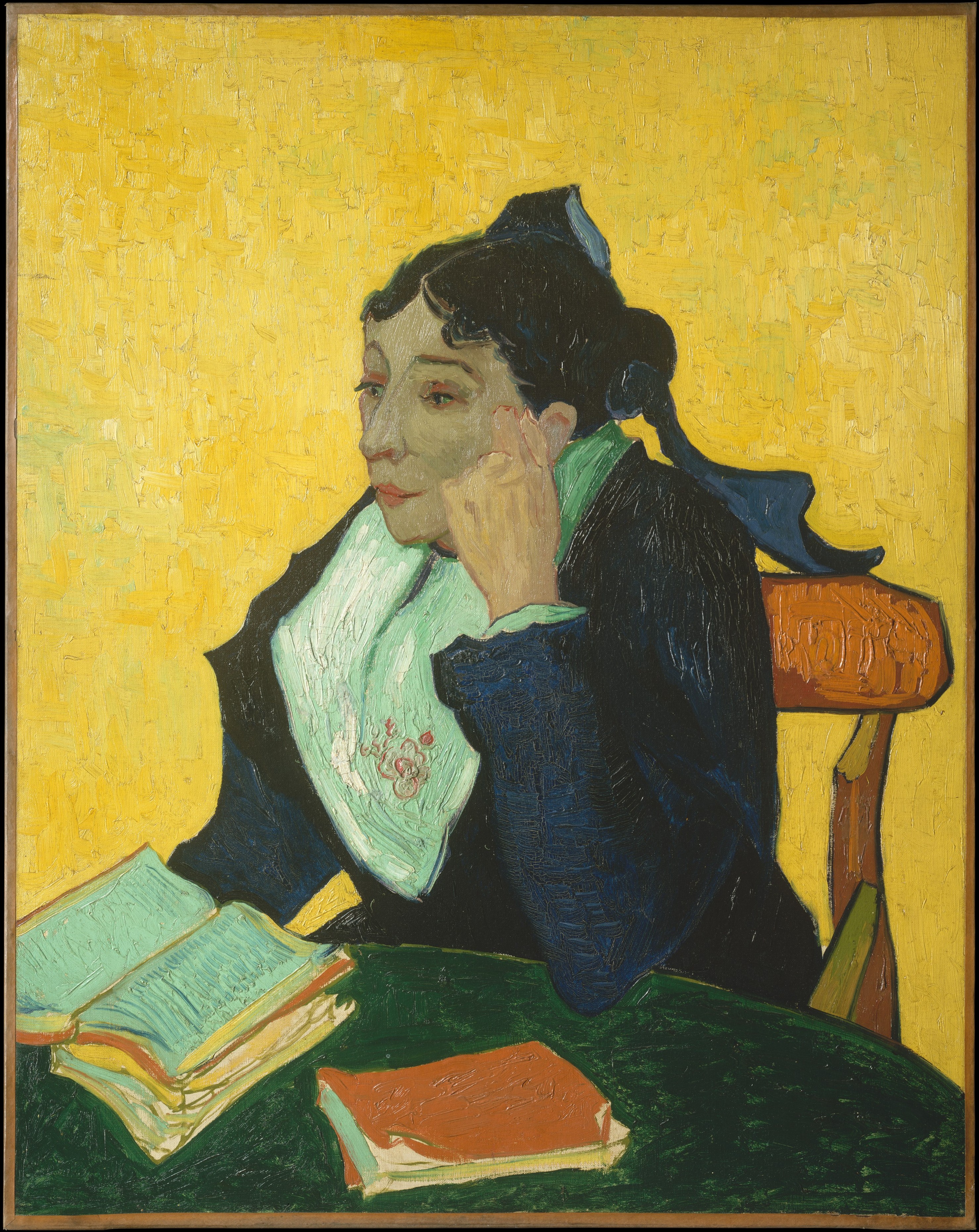 L'Arlésienne: Madame Joseph-Michel Ginoux (Marie Julien, 1848–1911), by Vincent van Gogh, public domain