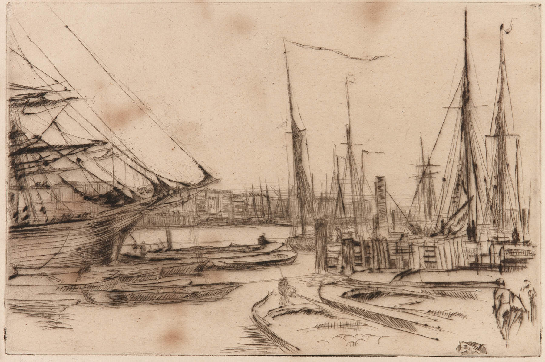 From Billingsgate, by James Abbott McNeill Whistler, public domain