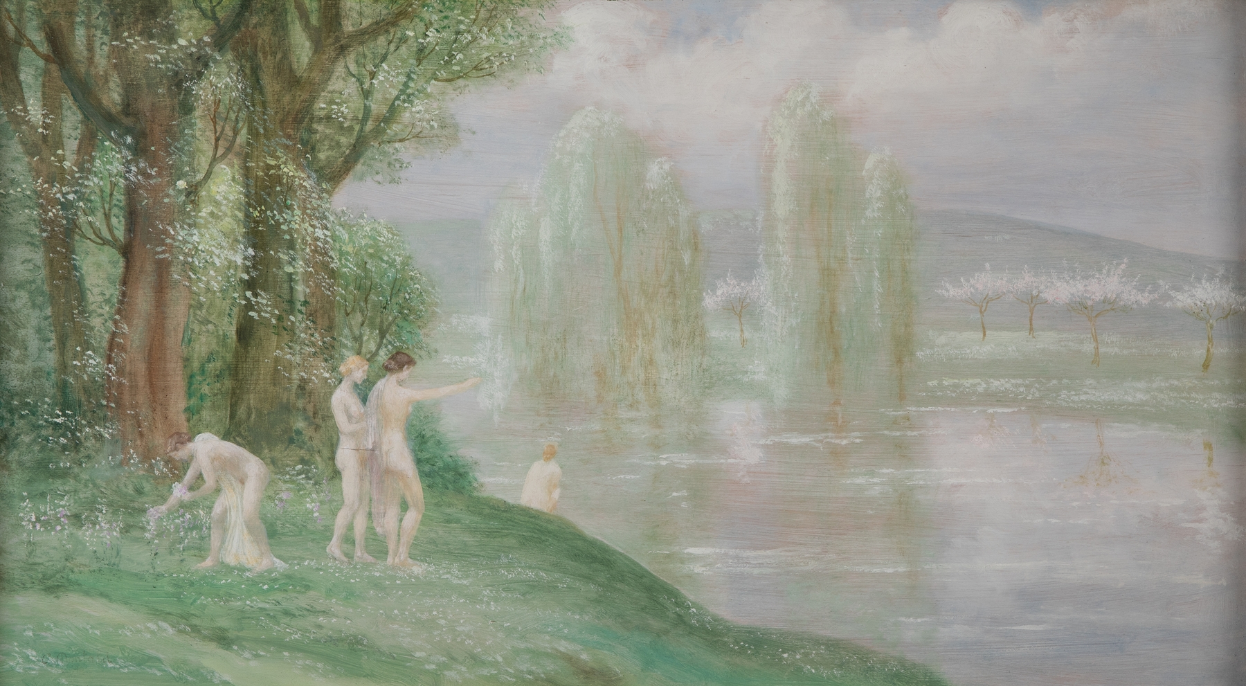 Ensemble de deux oeuvres, by Constant Montald, public domain