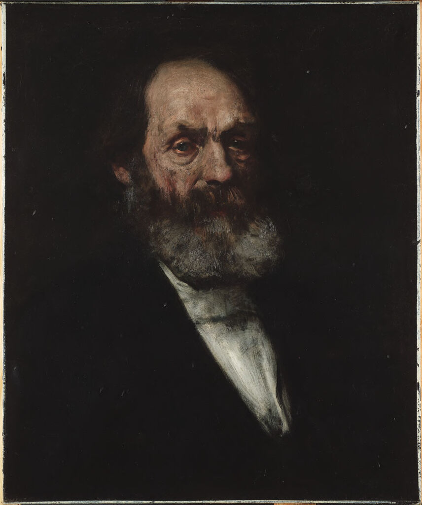 Edward Everett Hale (1822-1909), by William Merritt Chase, public domain