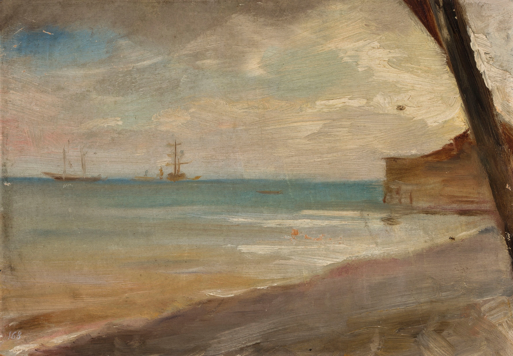 Sea in Yalta. From the journey to Crimea, by Jan Ciągliński, public domain