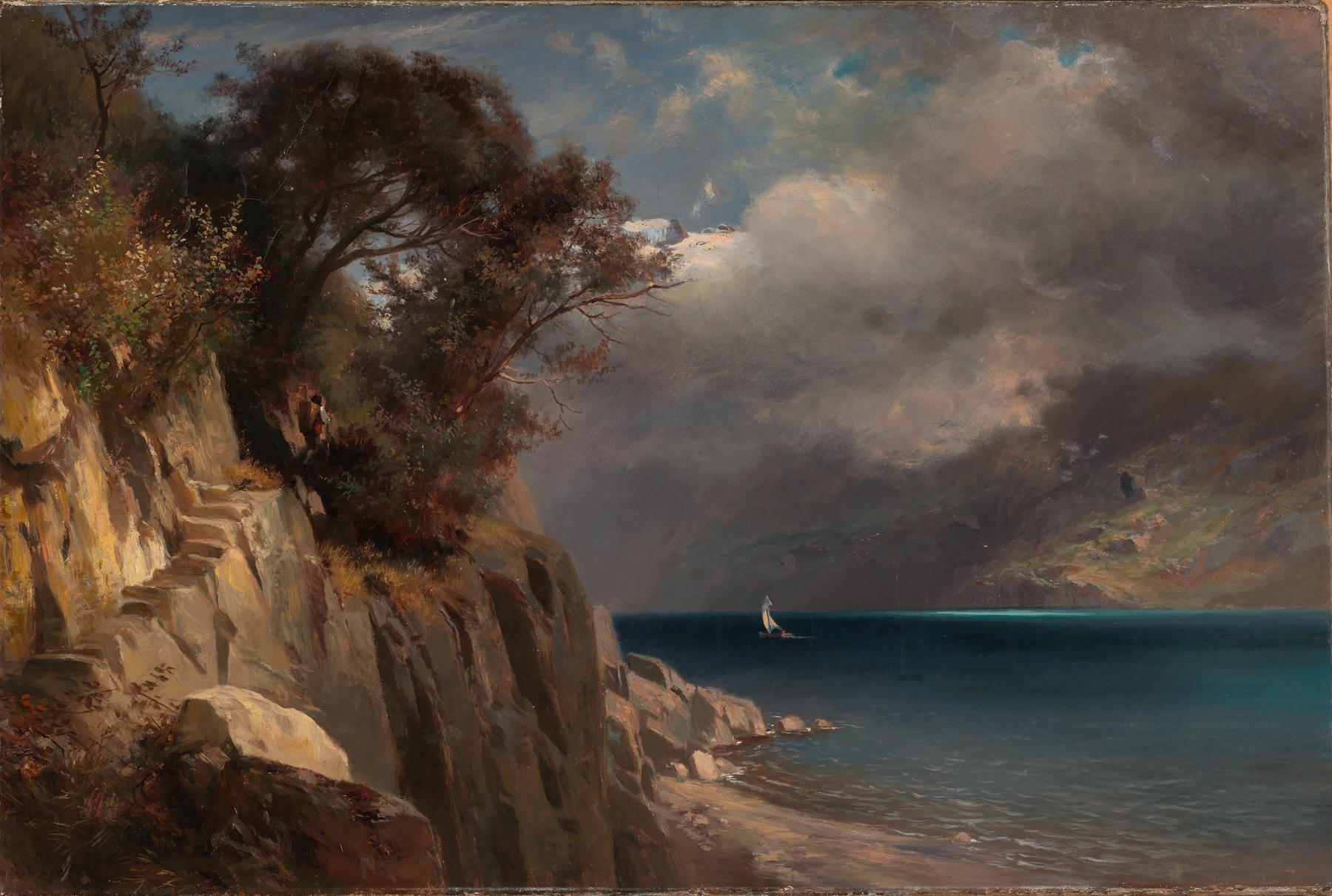 Lake Scene, by Edward L. Custer, public domain