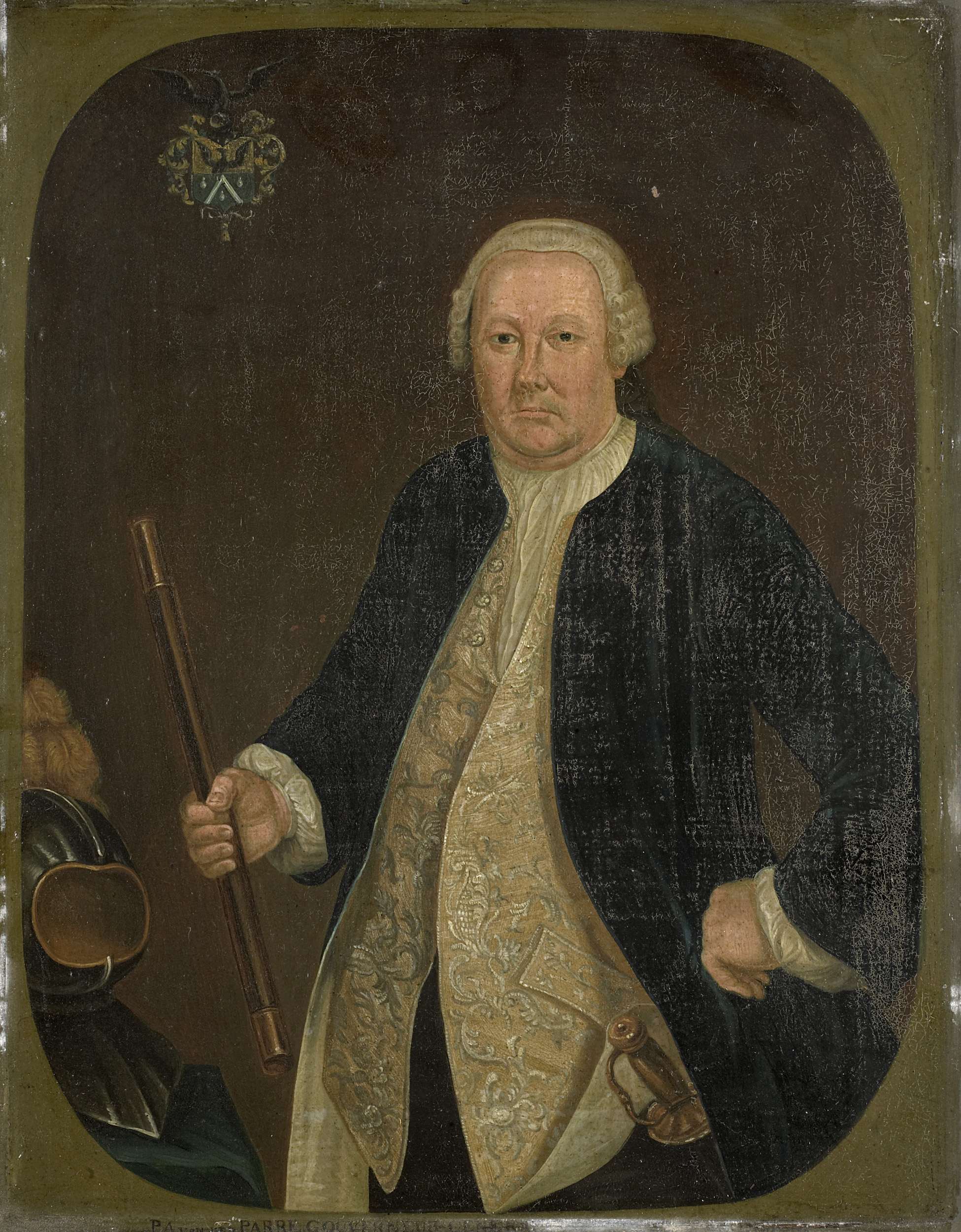 Portrait of Petrus Albertus van der Parra, metal medium, unknown artist