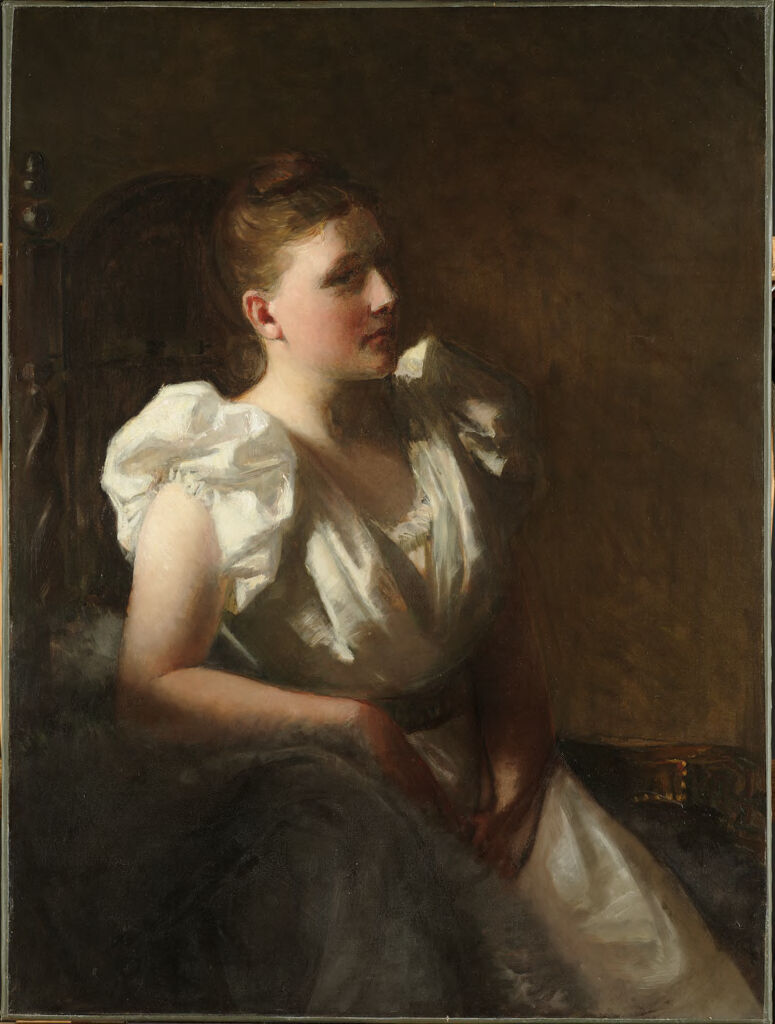 Portrait of Amy Lowell, oil on canvas by Sarah Gooll Putnam