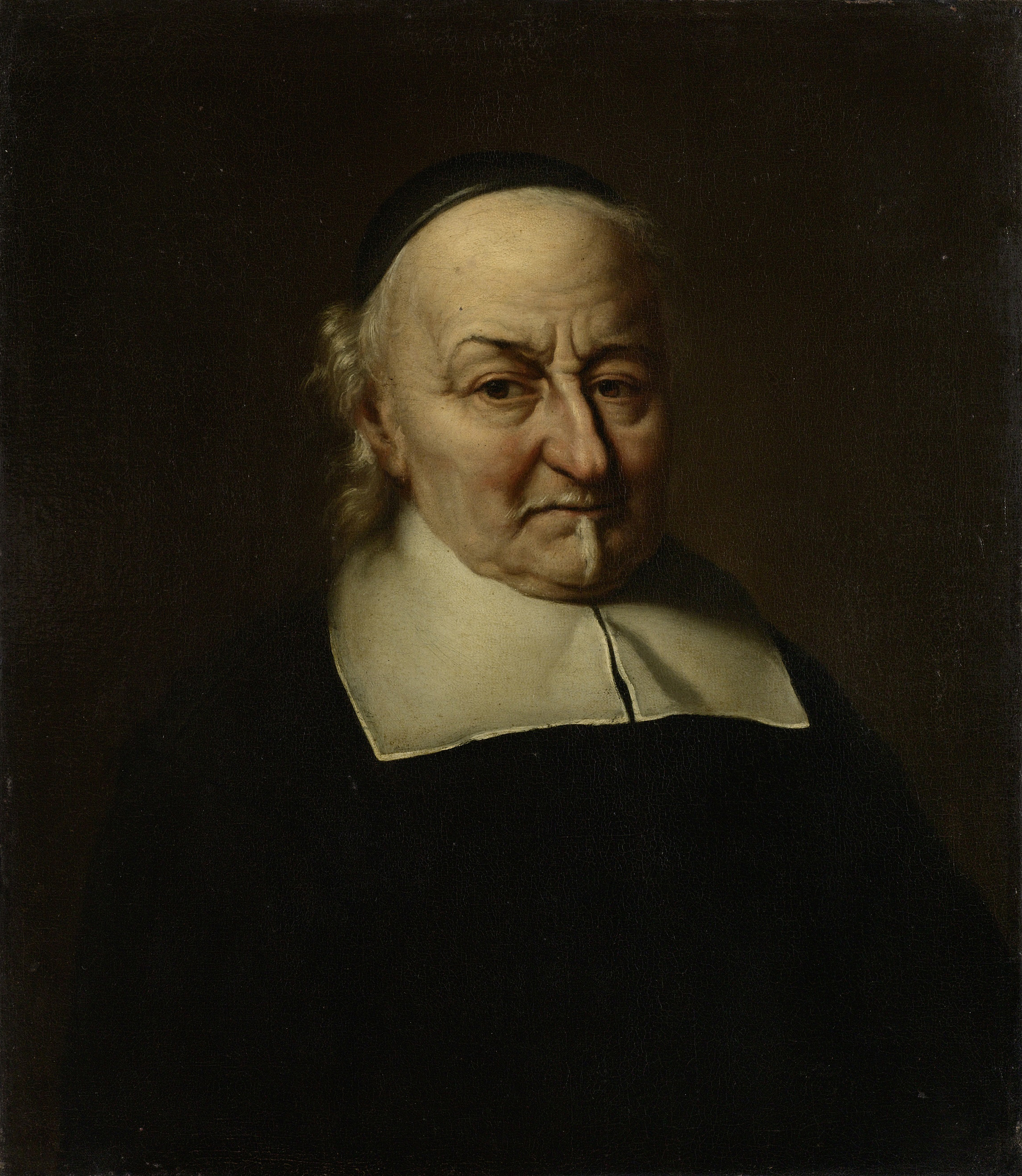 Portrait of Joost van den Vondel, oil on canvas by Philips Koninck