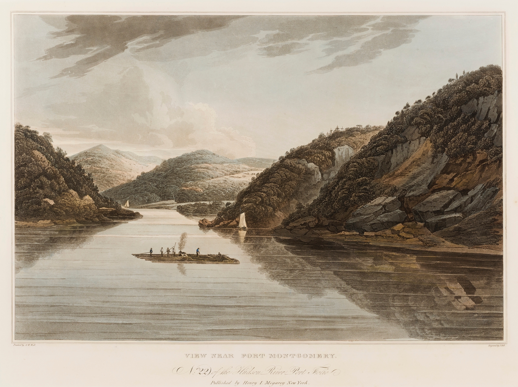 View near Fort Montgomery, by William Guy Wall, public domain