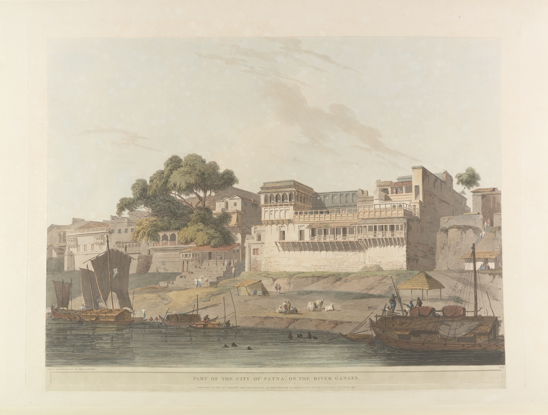 Oriental scenery Pl.10, by Thomas Daniell, public domain