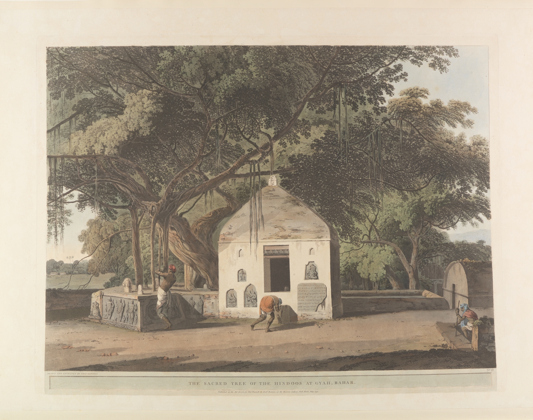Oriental scenery Pl.15, by Thomas Daniell, public domain