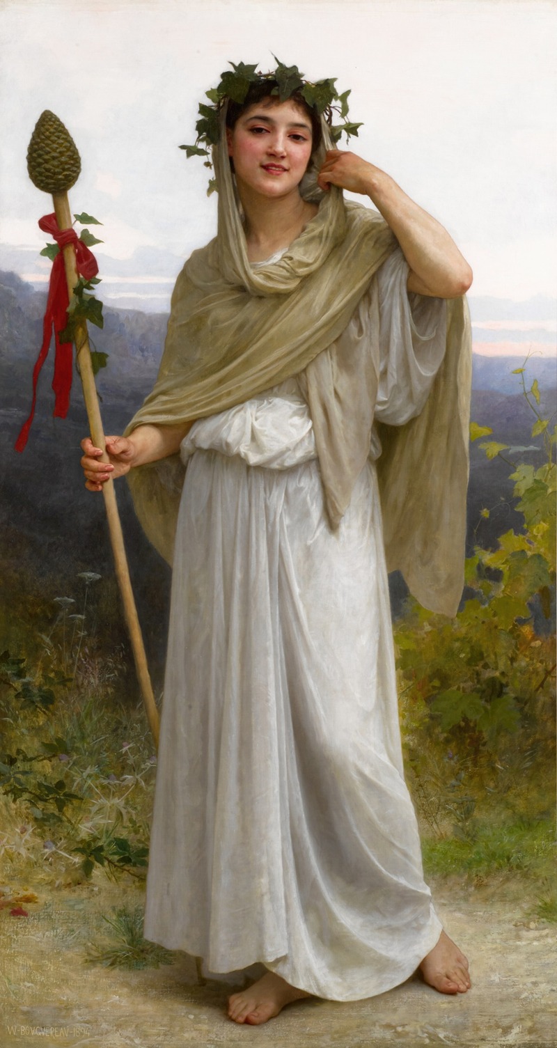 Prêtresse de Bacchus by William Bouguereau