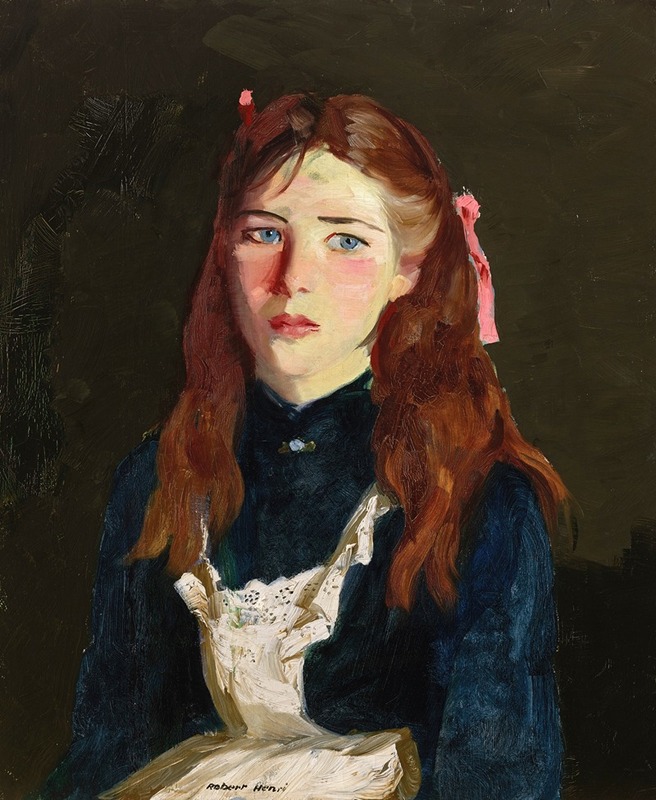 A portrait of an Irish girl by Robert Henri.