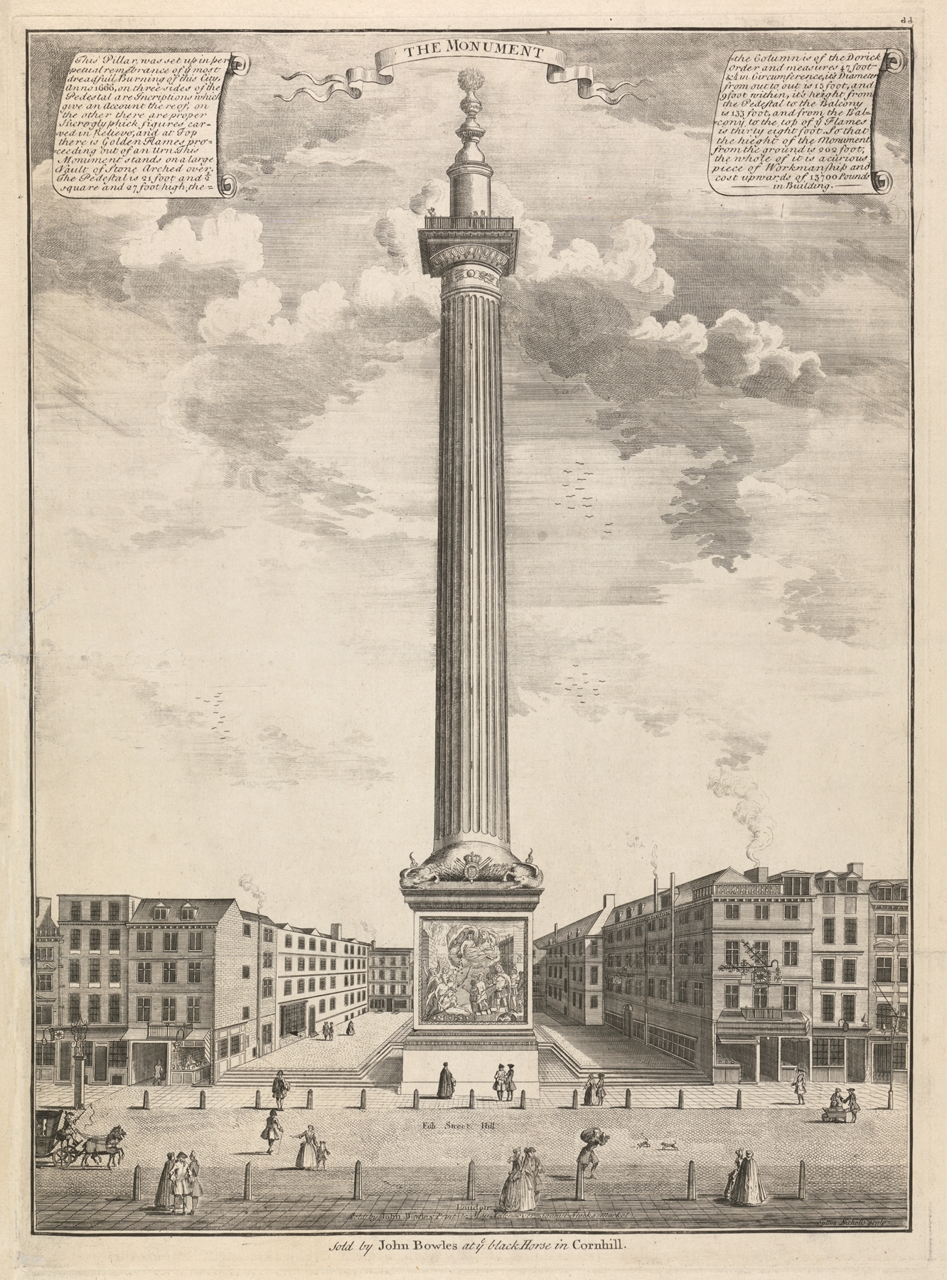Rococo architecture featuring a monument by Sutton Nicholls