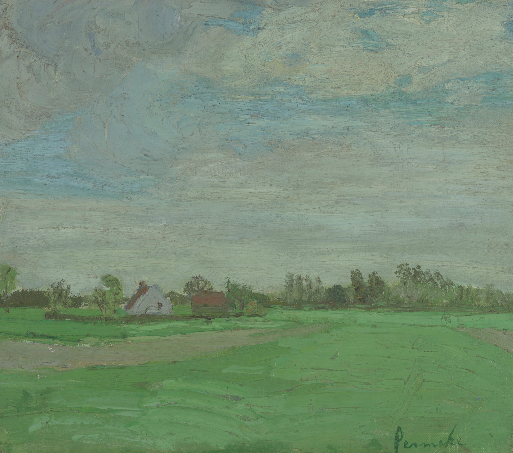 Landschap, by Constant Permeke, public domain