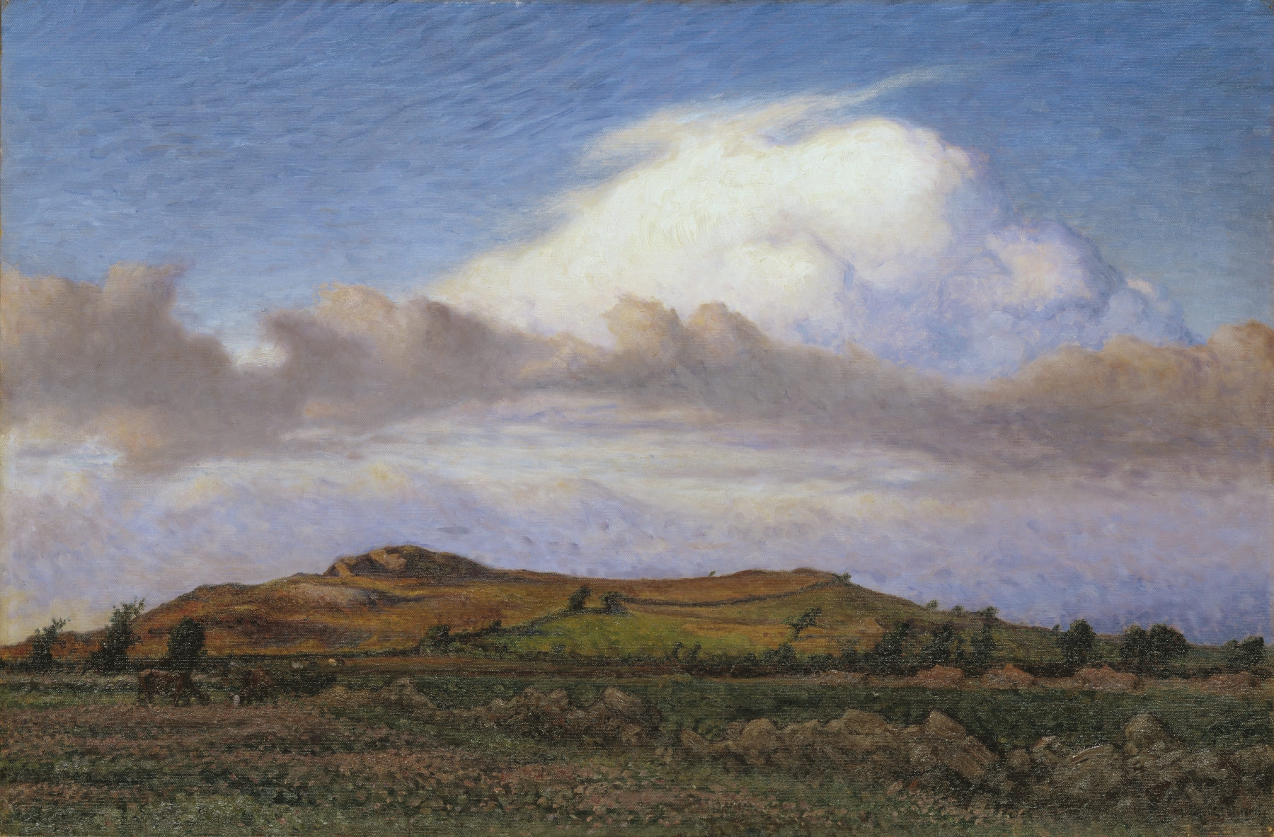 The Håsten Hill at Varberg II by Nils Kreuger, impressionism, landscape