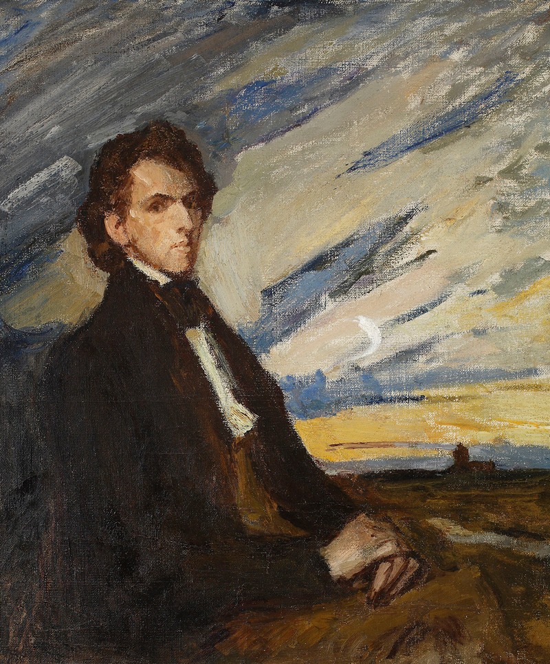 Portrait of Fryderyk Chopin by Jan Ciągliński.
