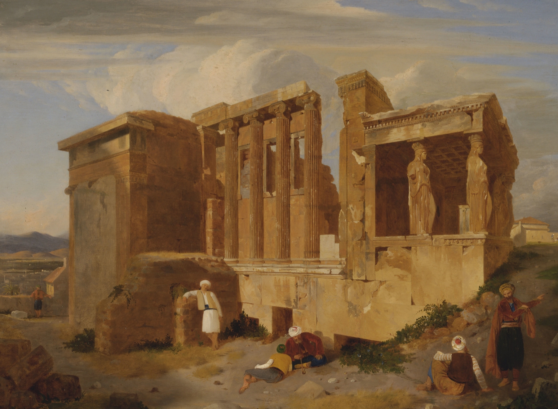 The Erechtheum, Athens, oil on canvas by Charles Lock Eastlake