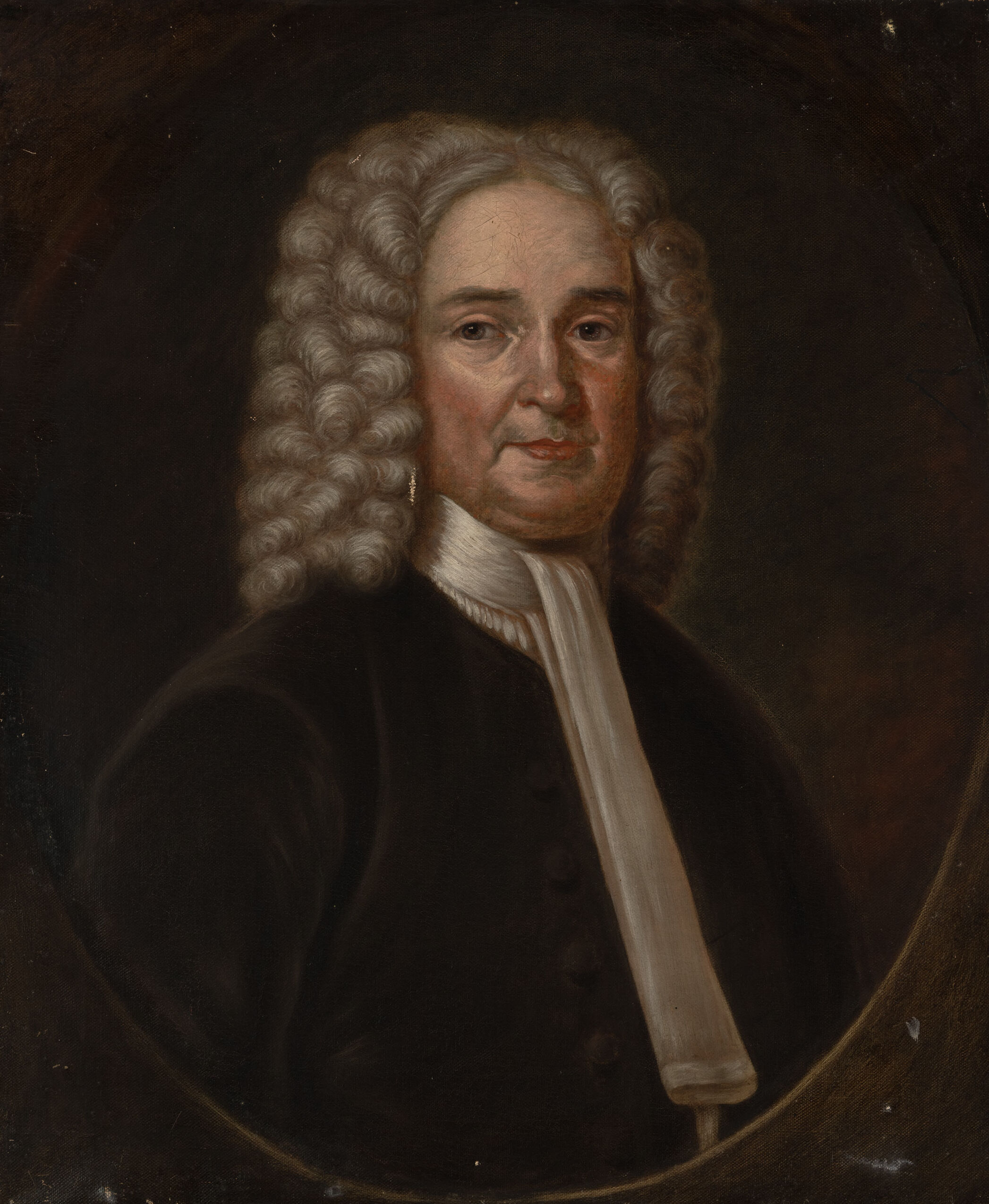 Portrait of Reverend John Cotton, oil on canvas by John Smibert