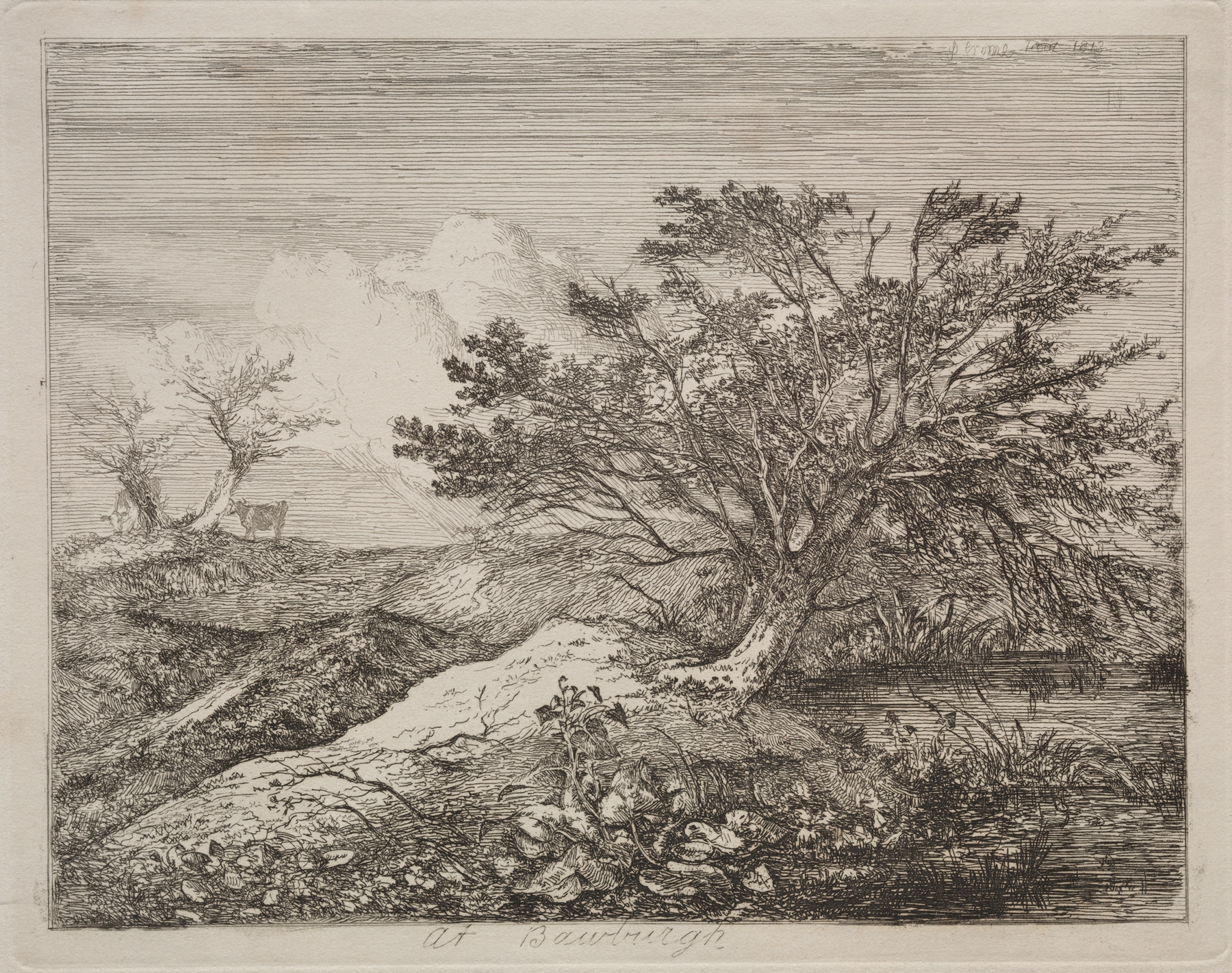 At Bawburgh, by John Crome, public domain