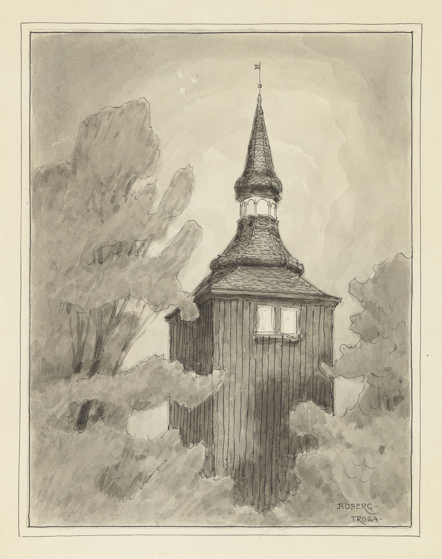 Trosa, by Ferdinand Boberg, public domain