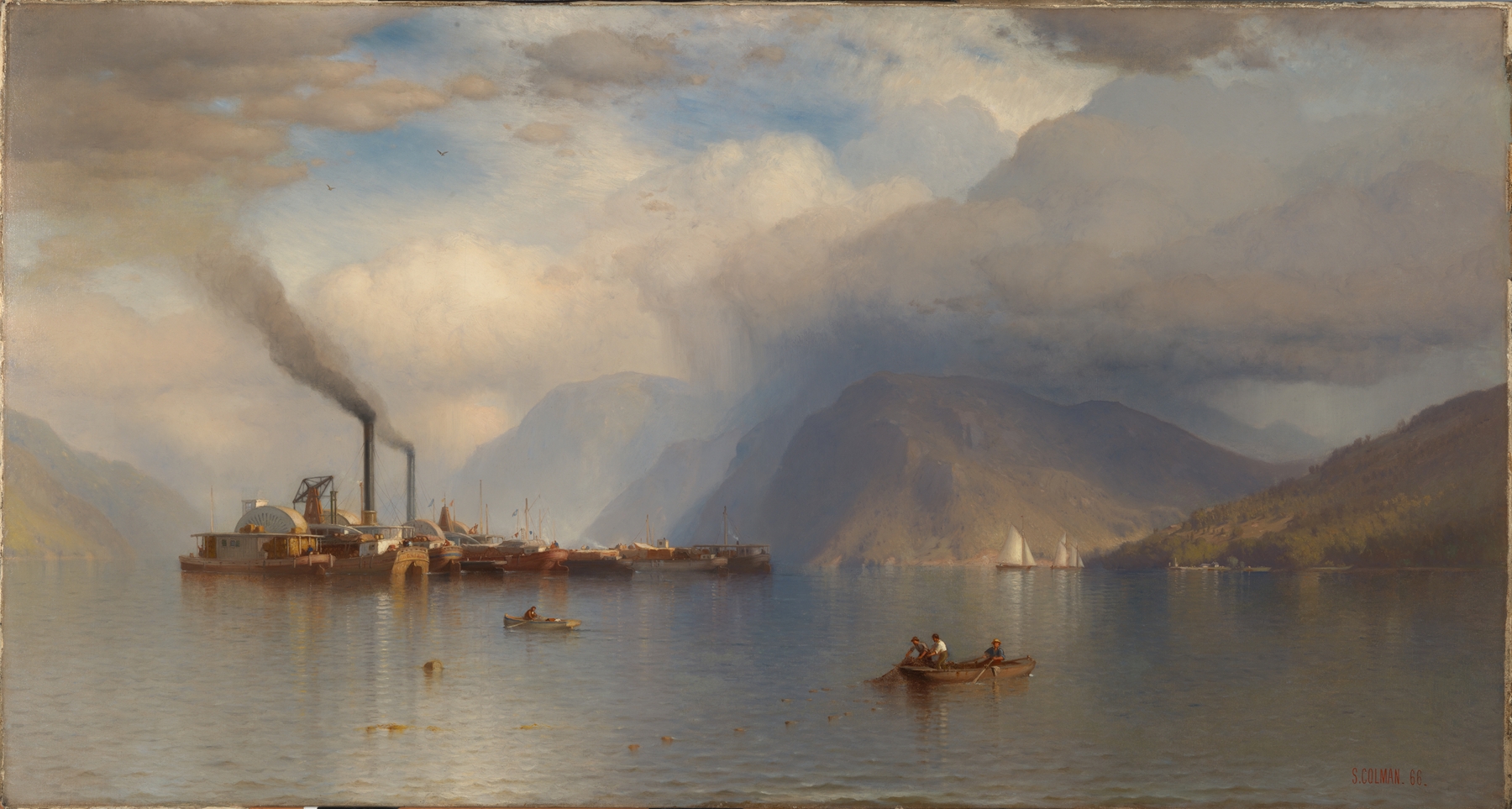 Storm King on the Hudson, by Samuel Colman, public domain