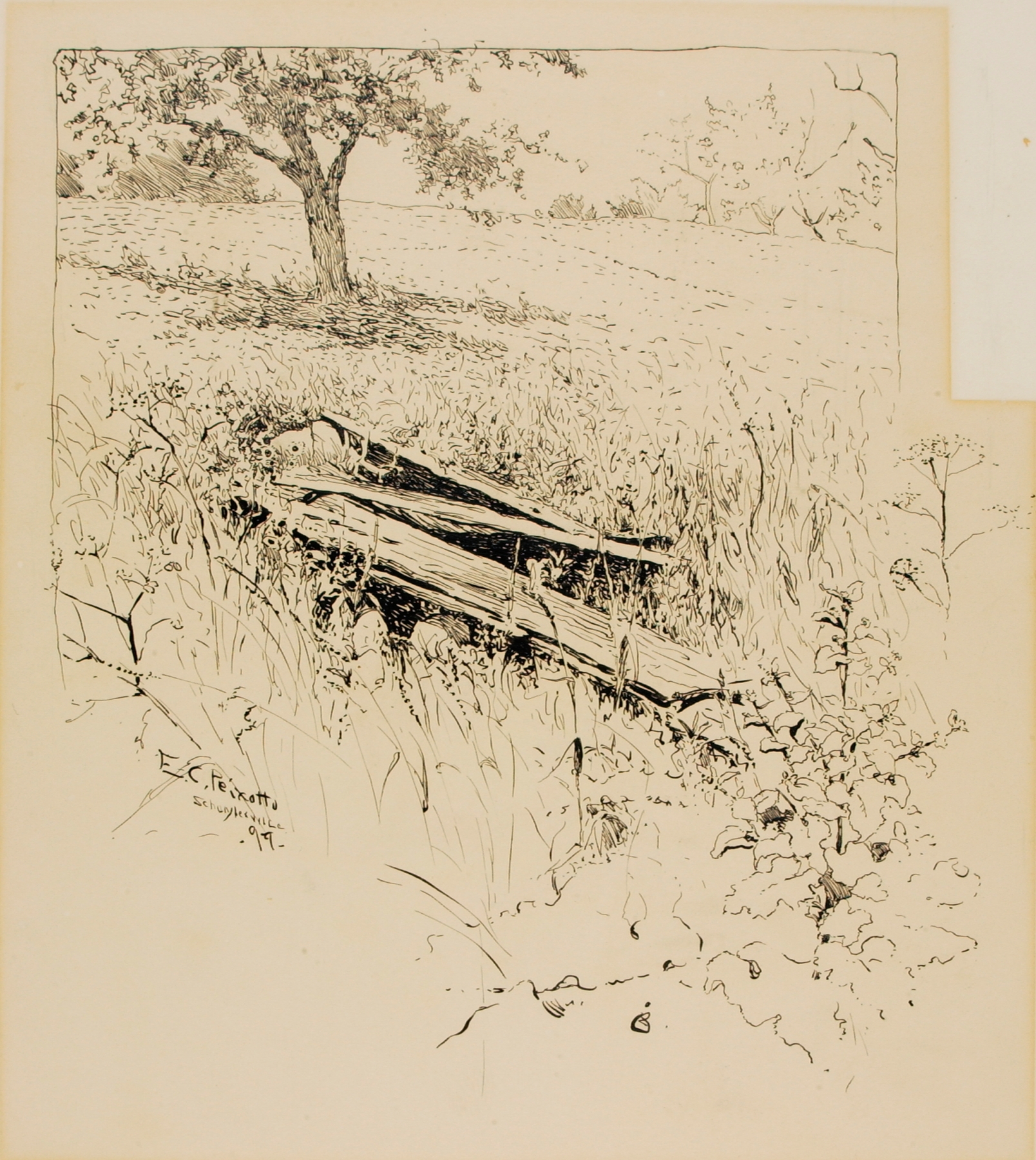 Capture of Fort Ticonderoga, by Ernest Peixotto, public domain