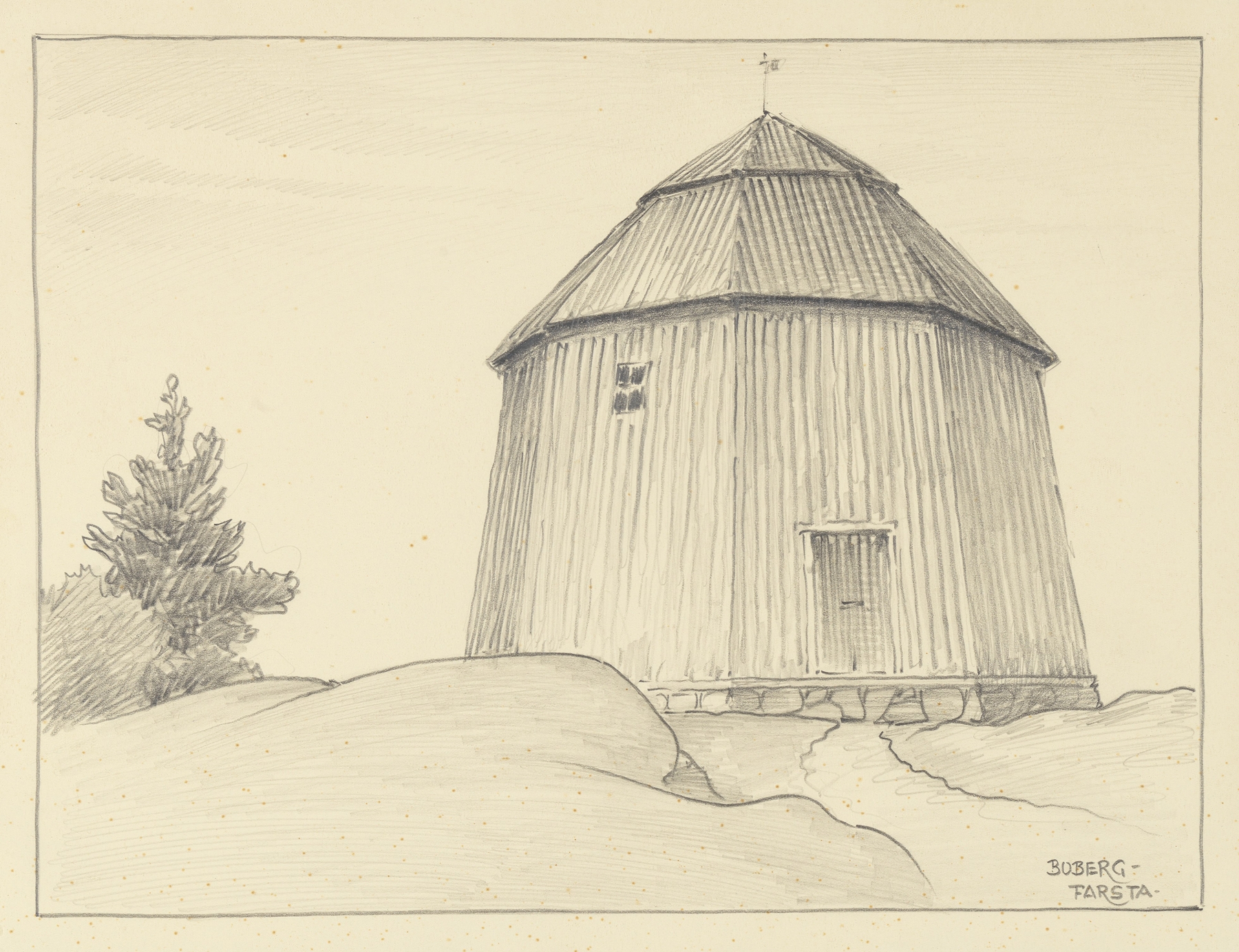 Farsta, by Ferdinand Boberg, public domain