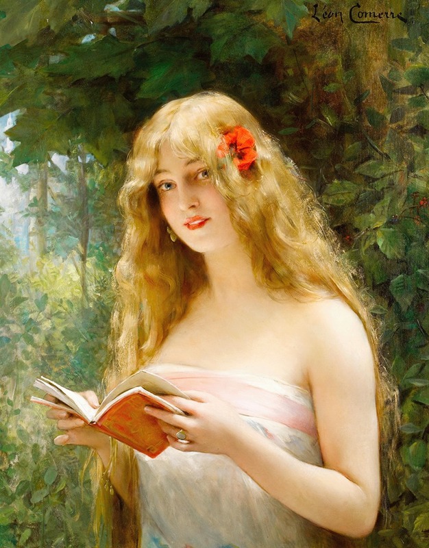 A woman reading in a serene interior, showcasing the beauty of 19th-century portraiture.