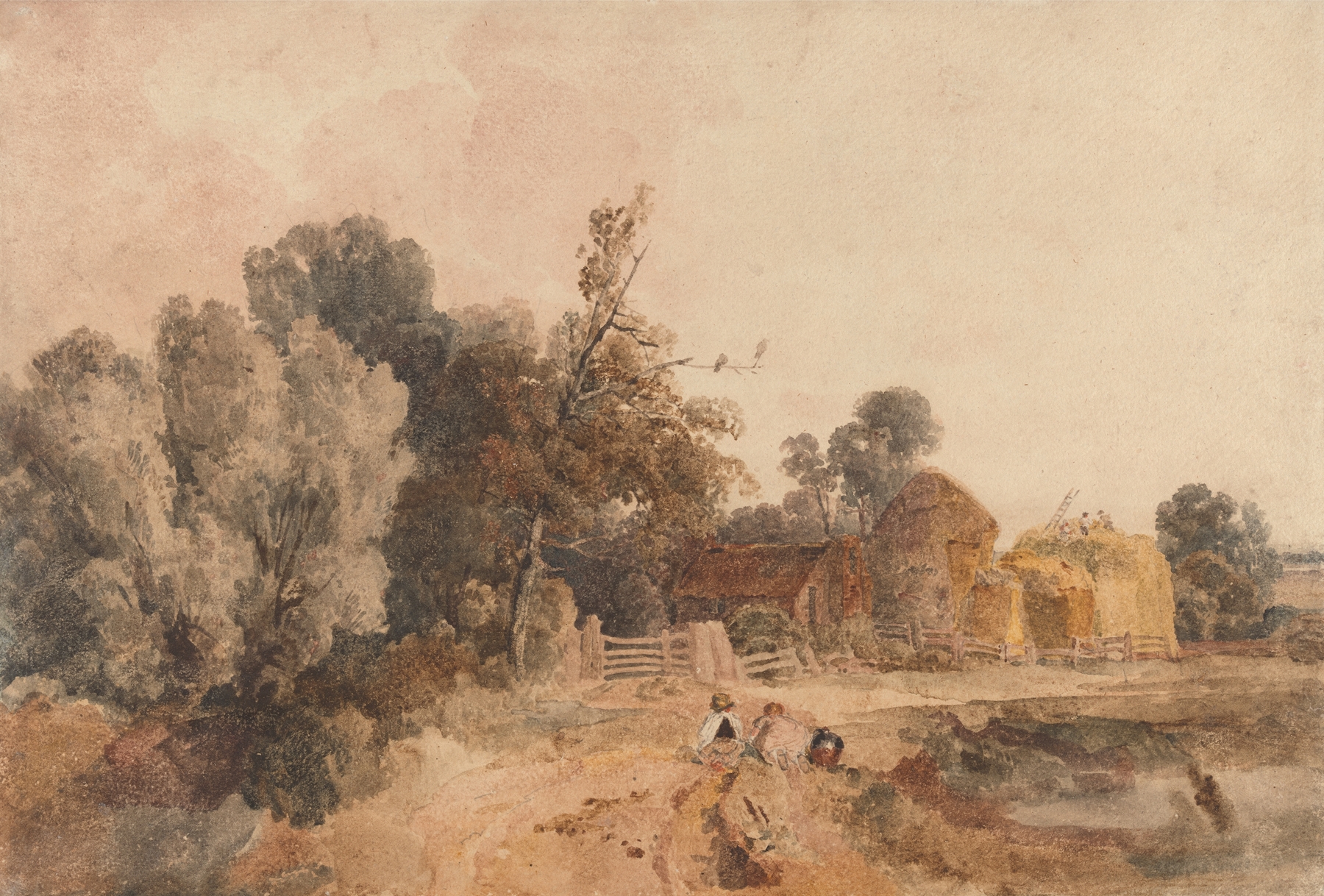 Harvest Time., by Peter DeWint, public domain