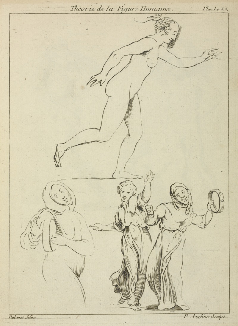 Rubens' painting features a nude woman surrounded by three clothed figures.
