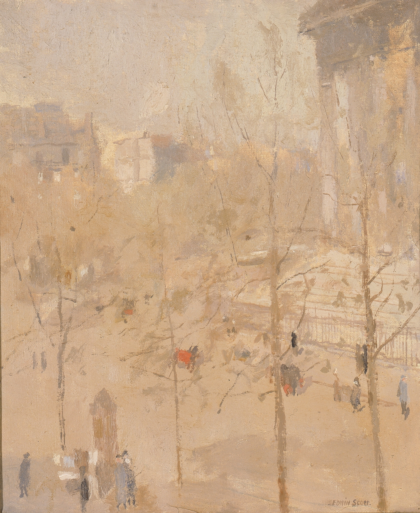 La Madeleine no. II, by Frank Edwin Scott, public domain