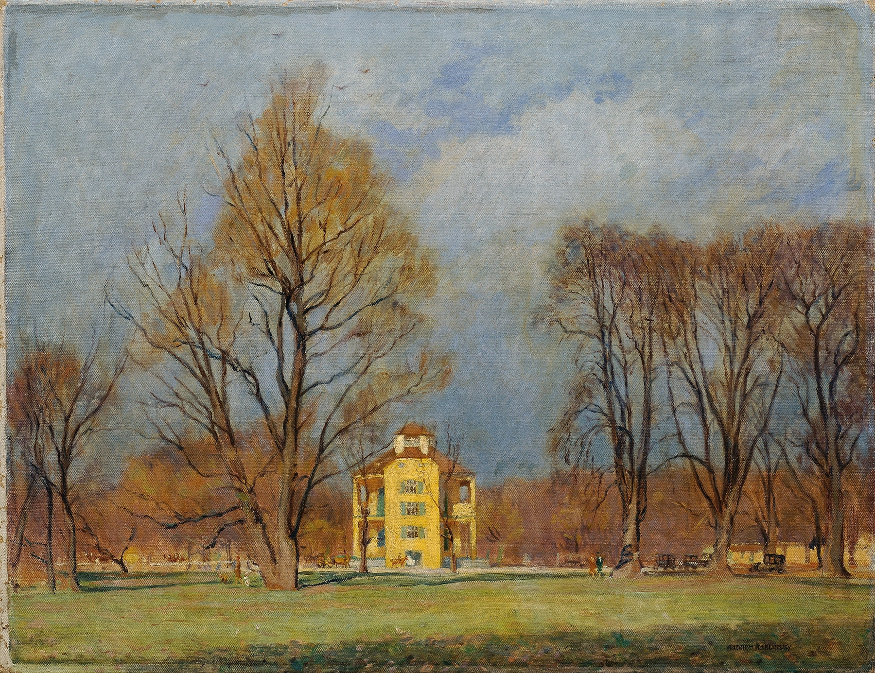 Lusthaus im Prater, by Anton Hans Karlinsky, public domain