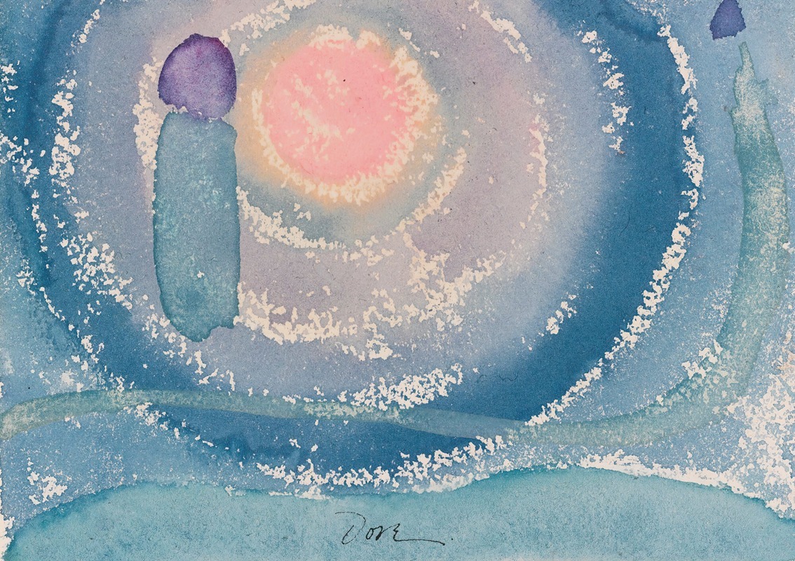 Arthur Dove's 'Sunrise I' captures the beauty of dawn with vibrant colors and abstract forms.