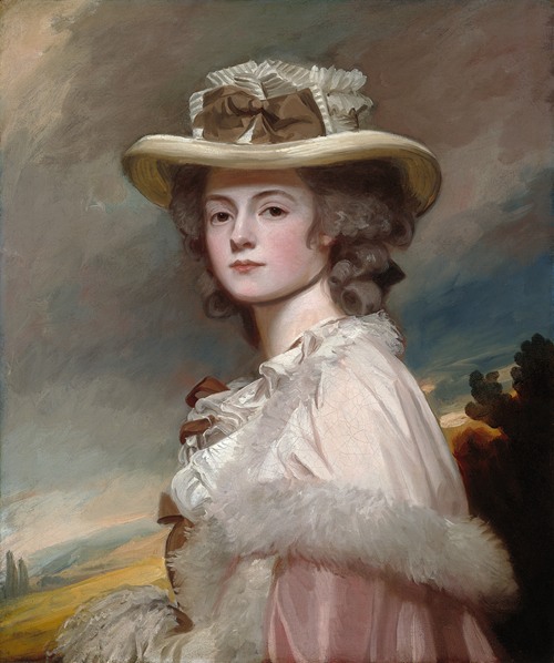 Portrait of Mrs. Davies Davenport by George Romney.