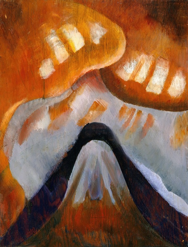 Arthur Dove's 'Mountain and Sky' captures a serene landscape with abstract forms.