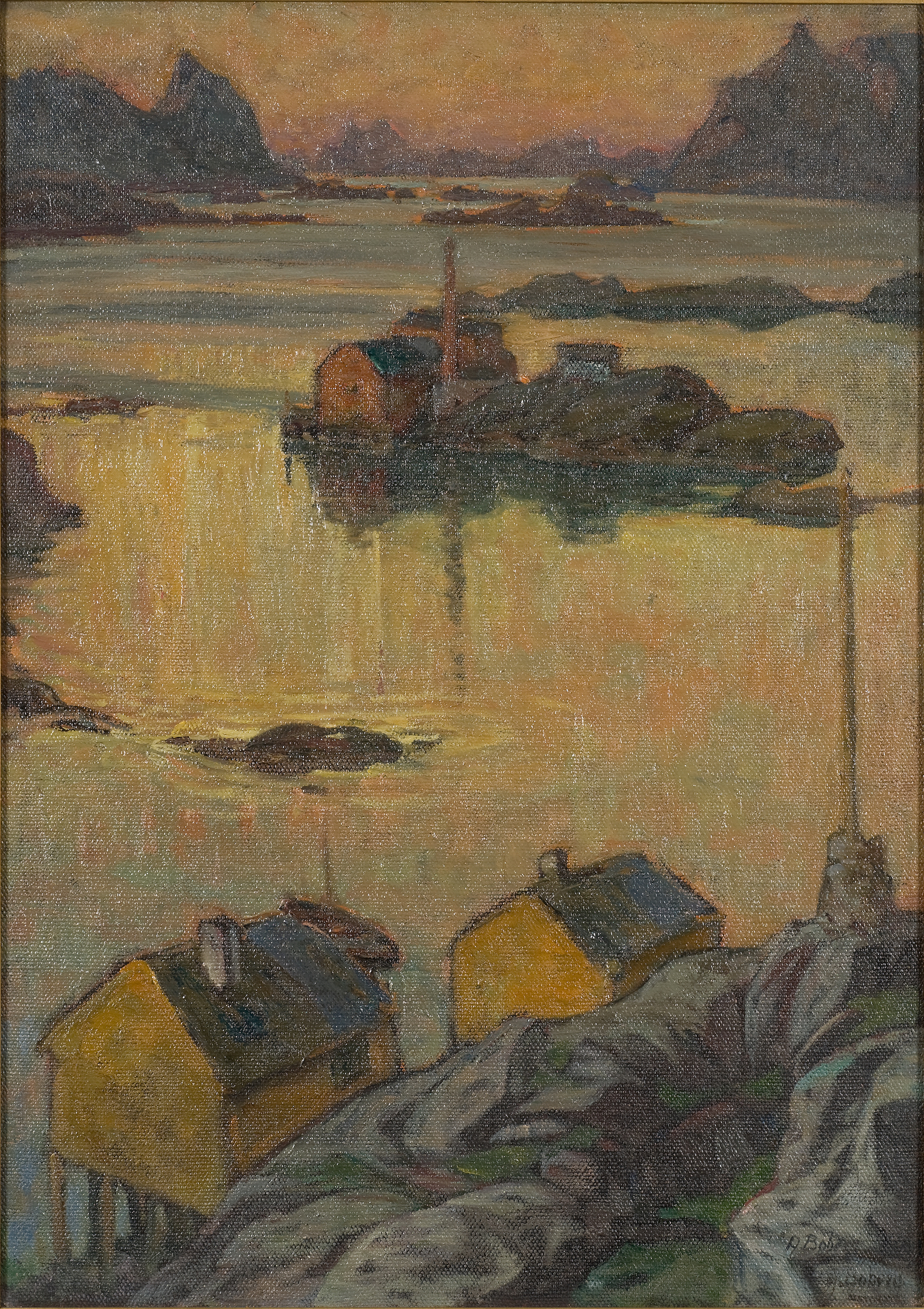 An August Night. Study from North Norway, by Anna Boberg, public domain